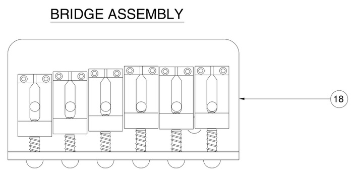 Tom Delonge Stratocaster bridge assembly wiring diagram