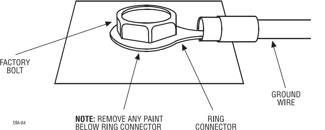 word image 3204 3 H1/8 BLACK (-) chassis ground connection in viper alarm wiring diagram