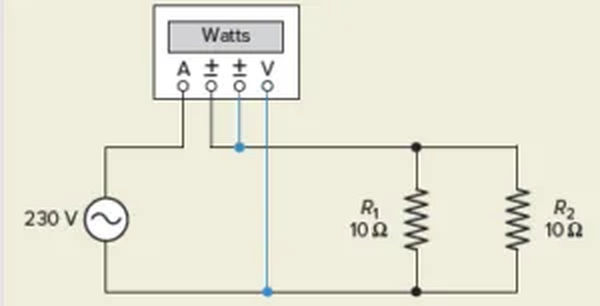 figure 4 ac resistive circuit for example 2.