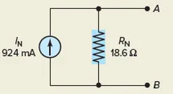 figure 10 norton equivalent circuit.