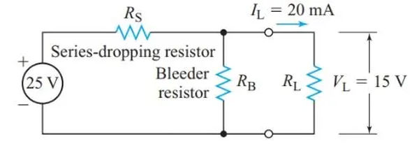 figure 8 voltage divider with a bleeder resistor