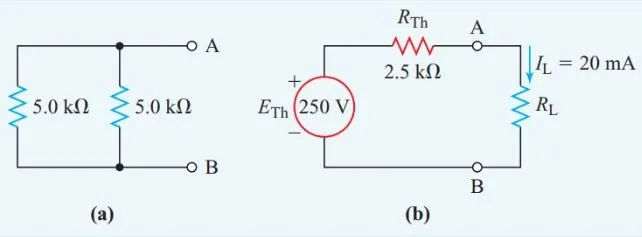 figure 4 thevenins equivalent circuit for step 2 of example 2